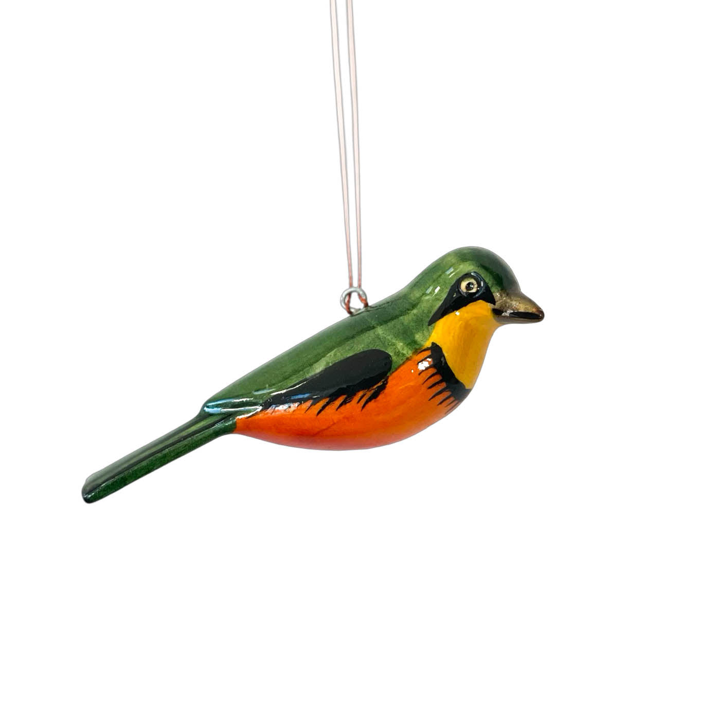 Hand-Carved Bird Ornament - Bee-Eater