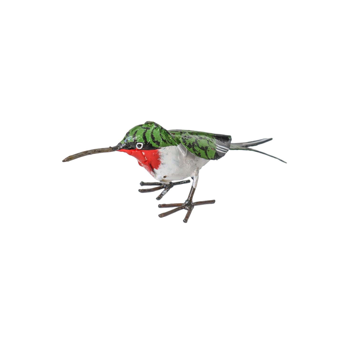 Recycled Metal Garden Sculpture - Hummingbird (small)