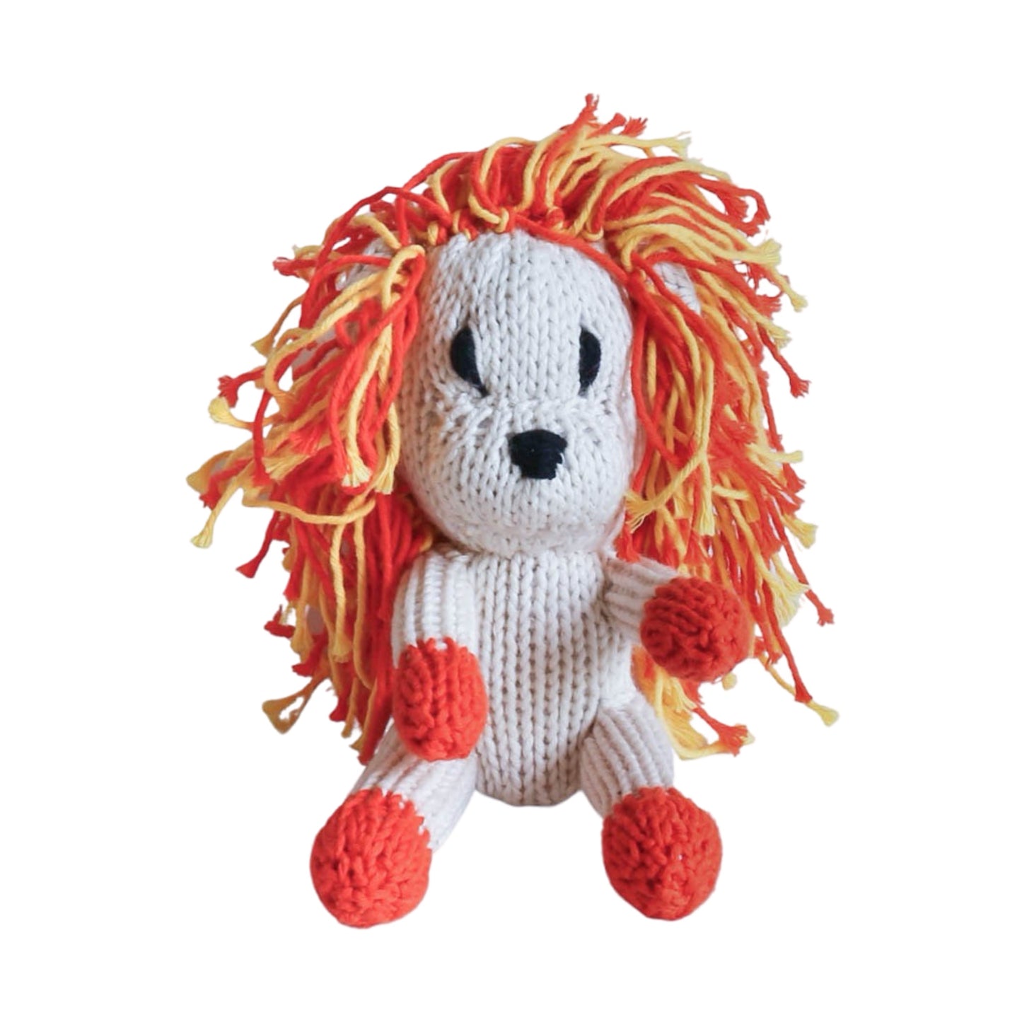 Hand Knit Organic Cotton Rascal-Style Lion