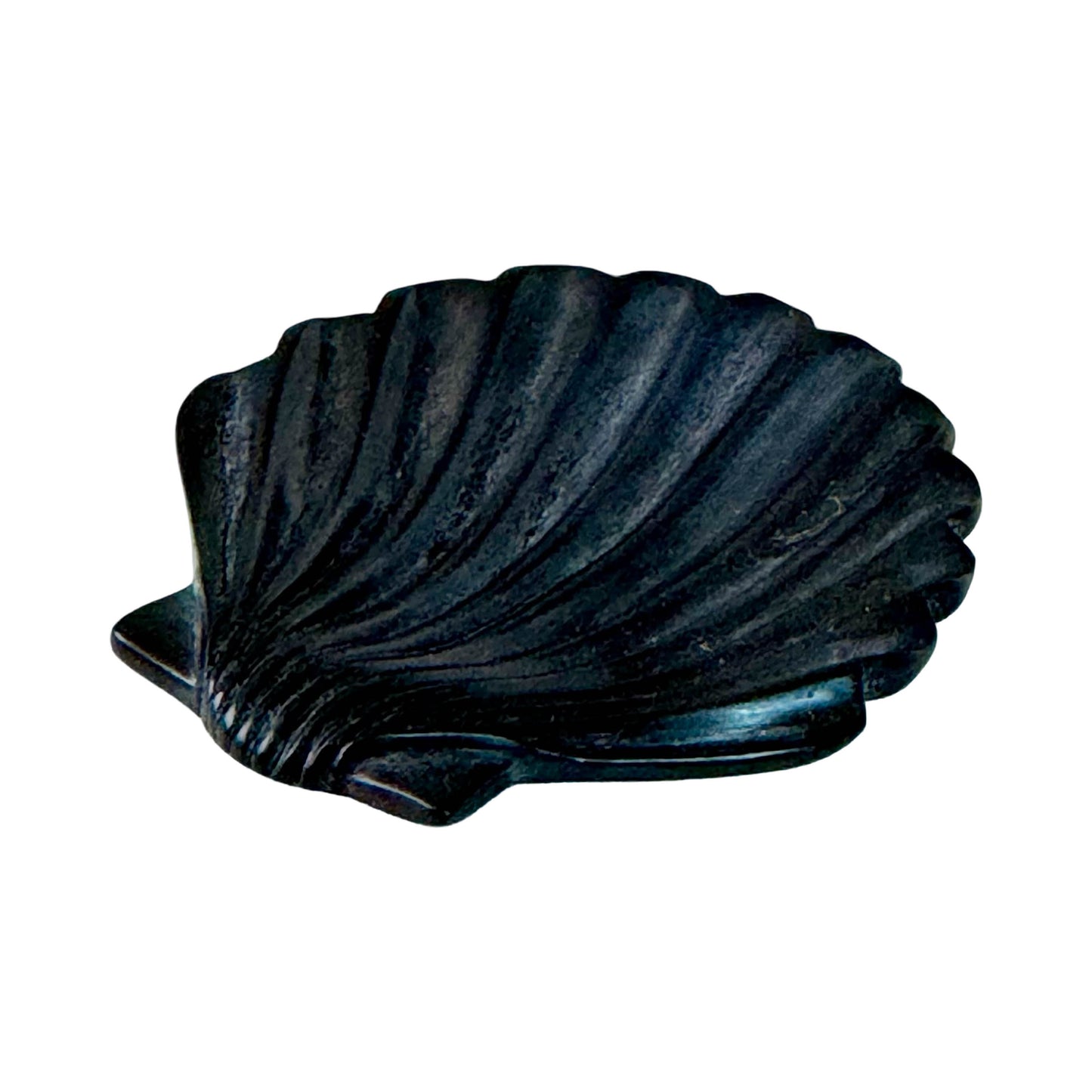 Soapstone Scallop Shell Trinket Dish