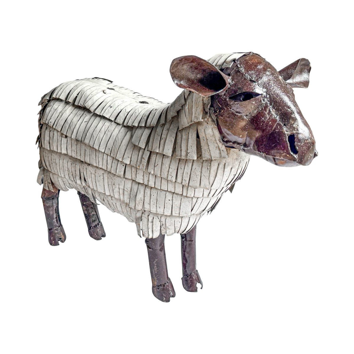 Recycled Metal Garden Sculpture - Sheep