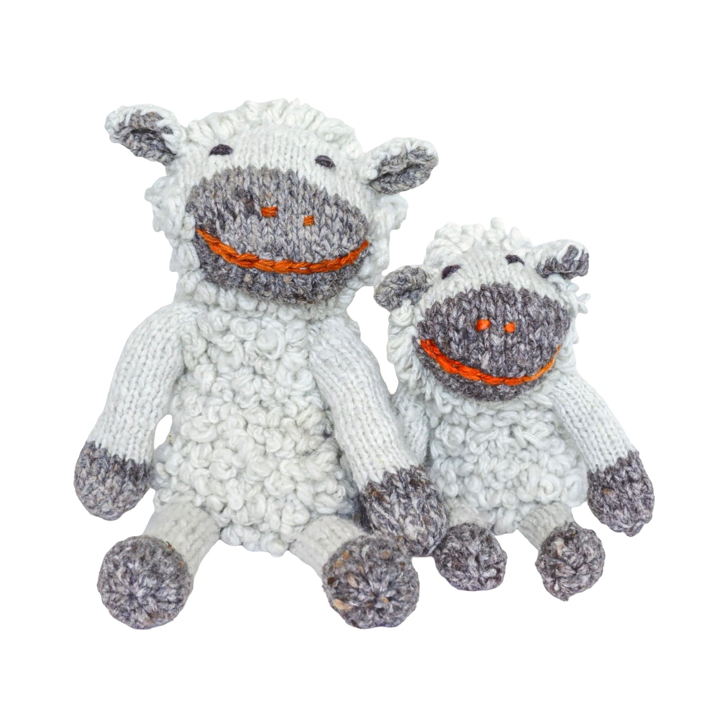 Hand Knit Homespun Wool Shamba-style Sheep
