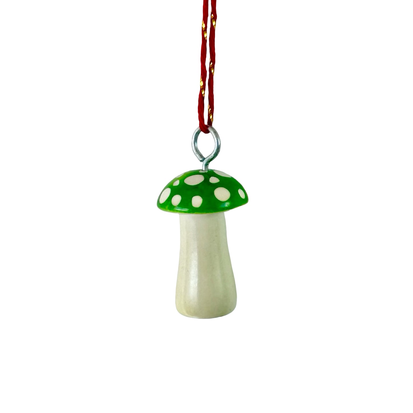 Soapstone Mushroom Ornament