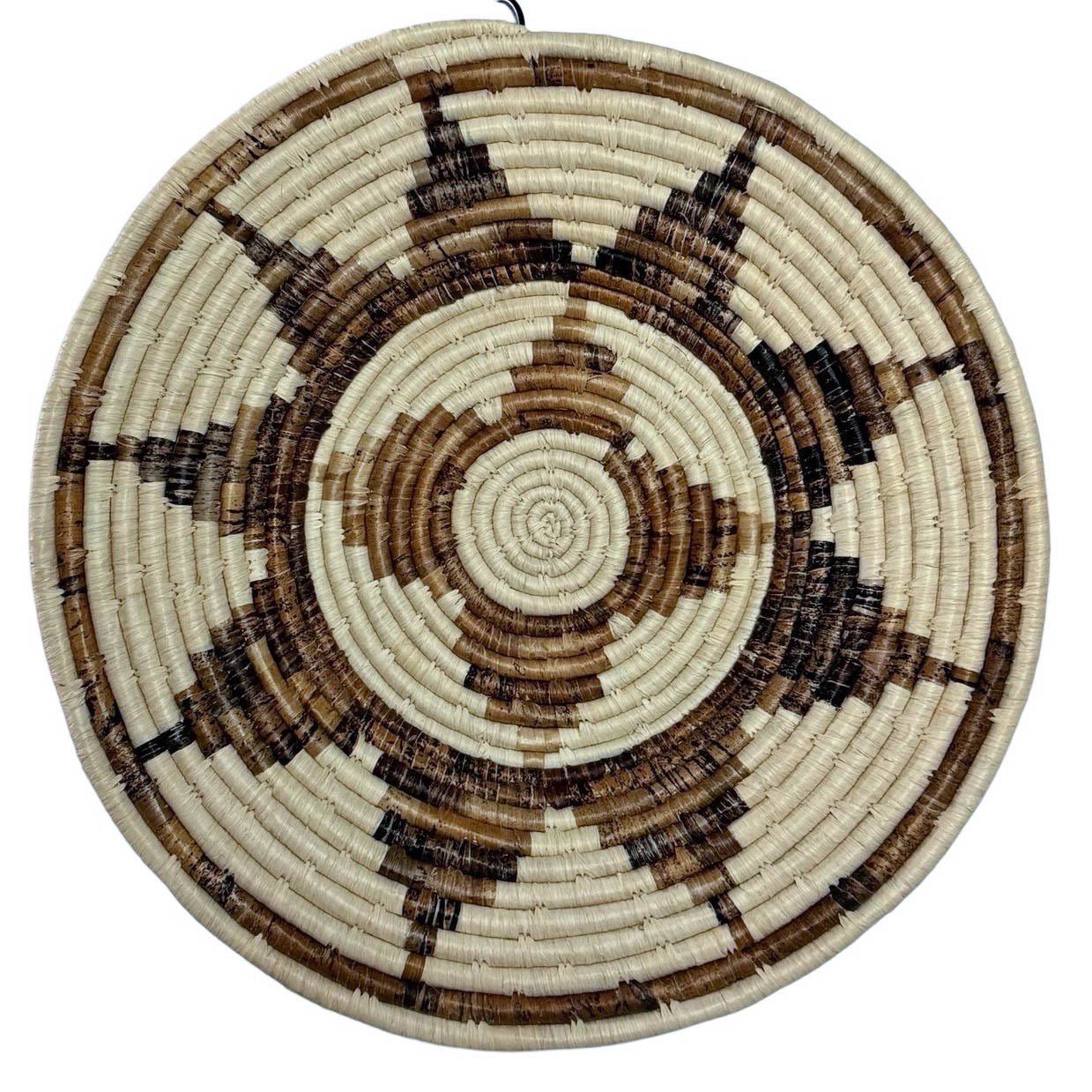 Hand-woven Wall hanging / Platter Basket - Sunburst