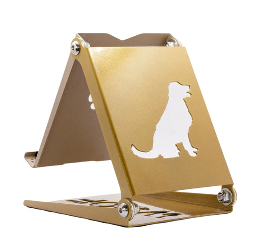 Folding Phone/Tablet Stand - Golden Retriever