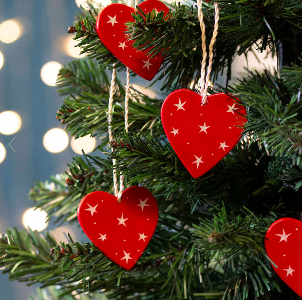 Soapstone Heart Ornament