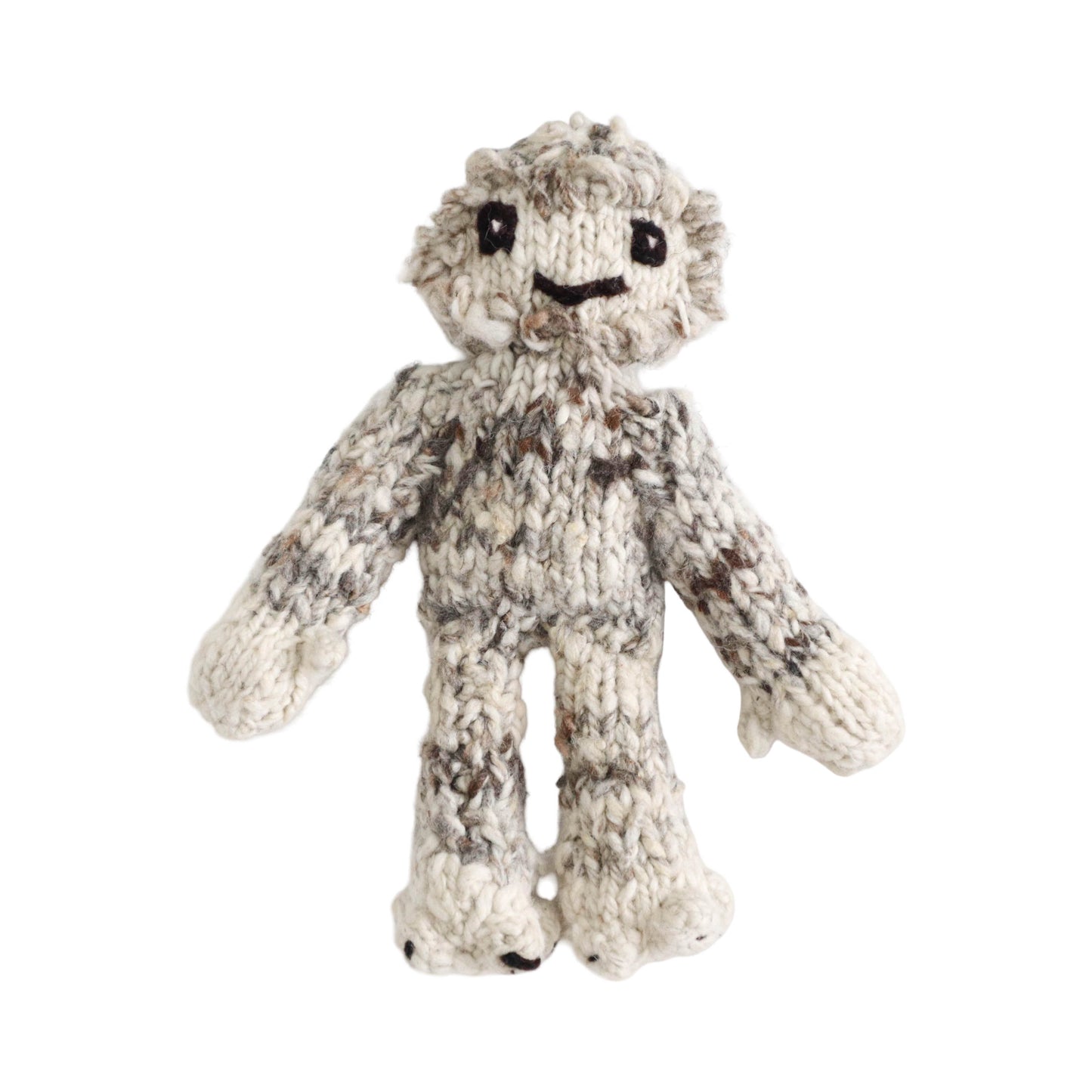 Hand Knit Homespun Wool Spider-Style Sasquatch