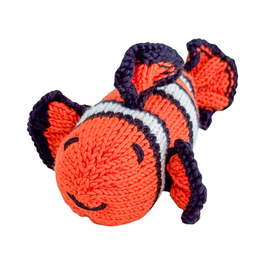 Hand Knit Organic Cotton Fish