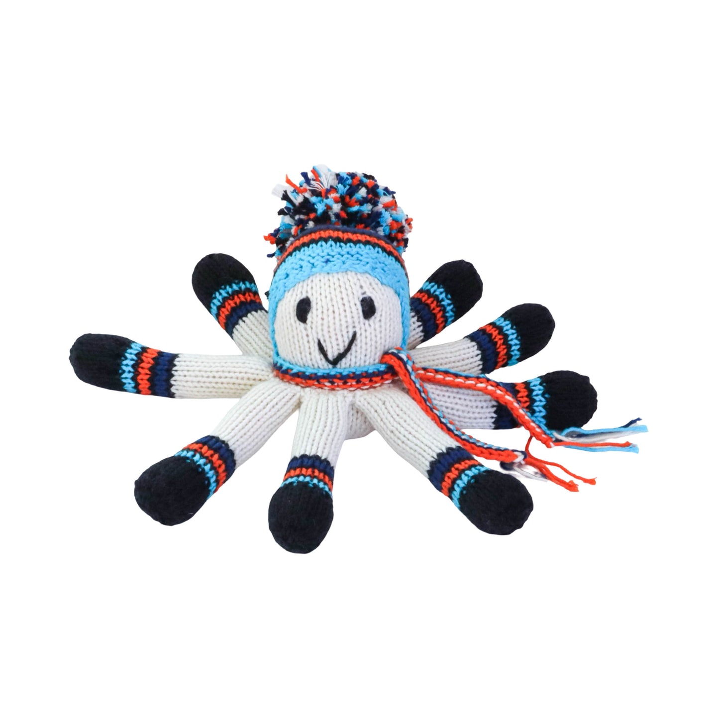 Hand Knit Organic Cotton Octopus