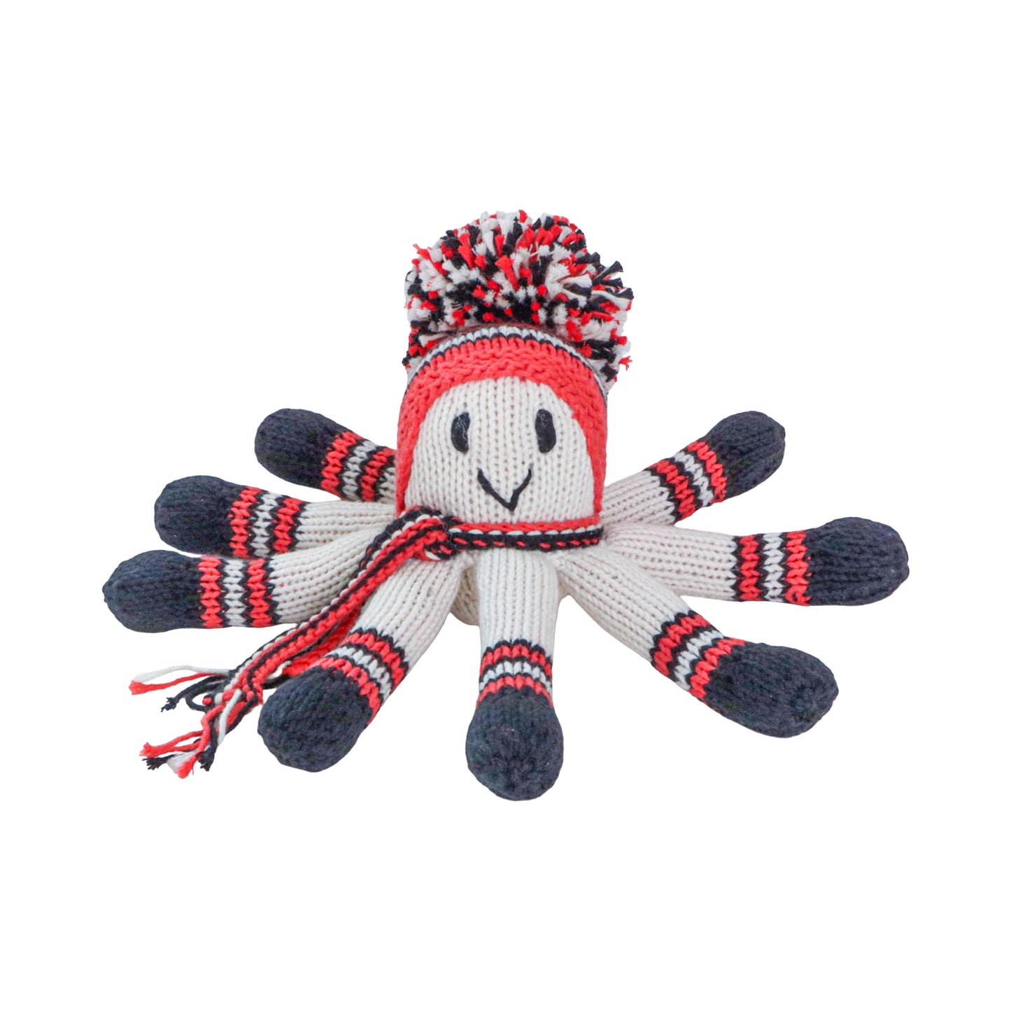 Hand Knit Organic Cotton Octopus