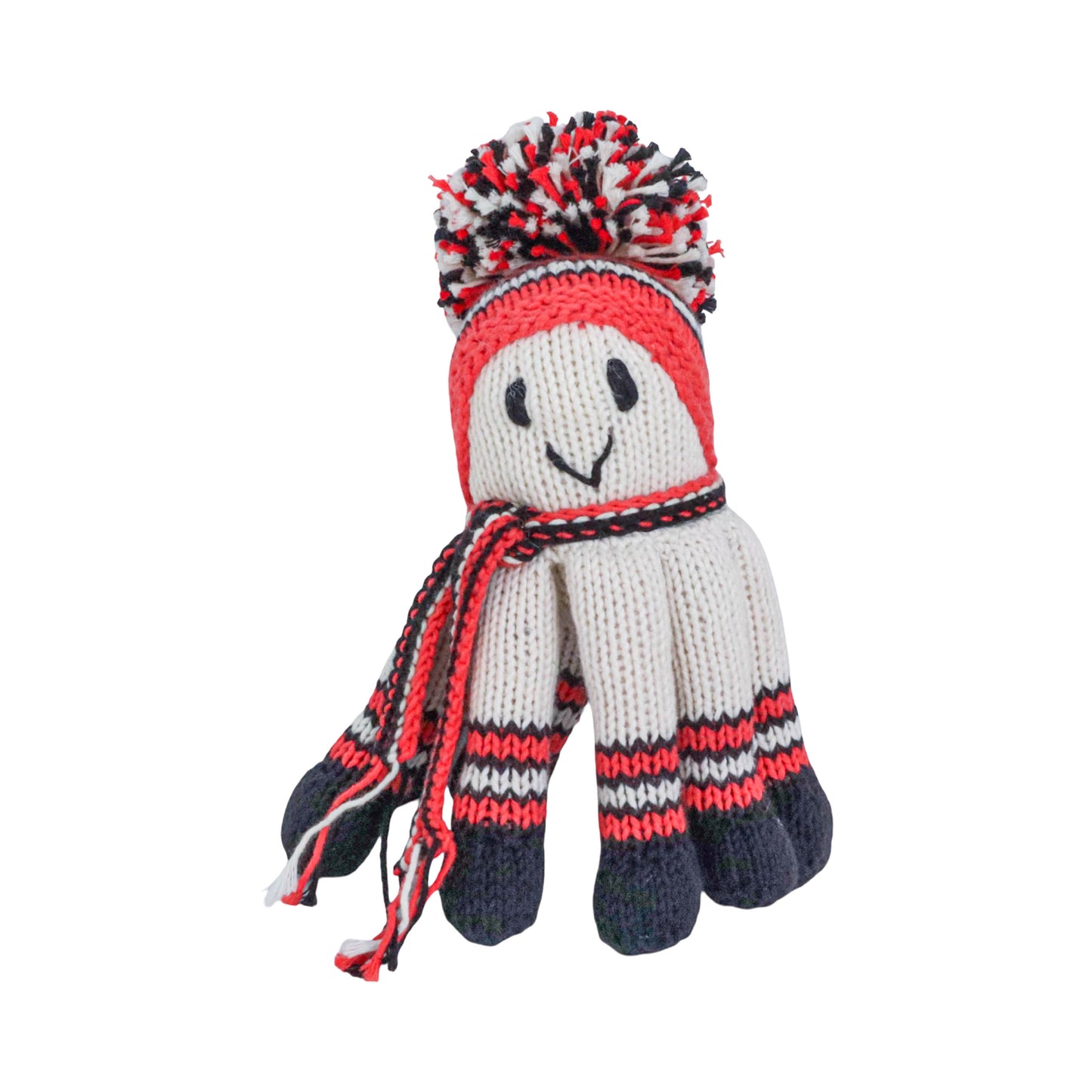 Hand Knit Organic Cotton Octopus