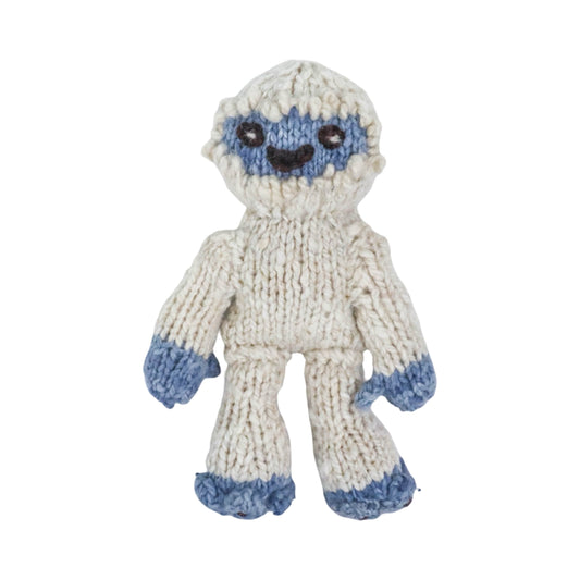 Hand Knit Homespun Wool Spider-Style Yeti