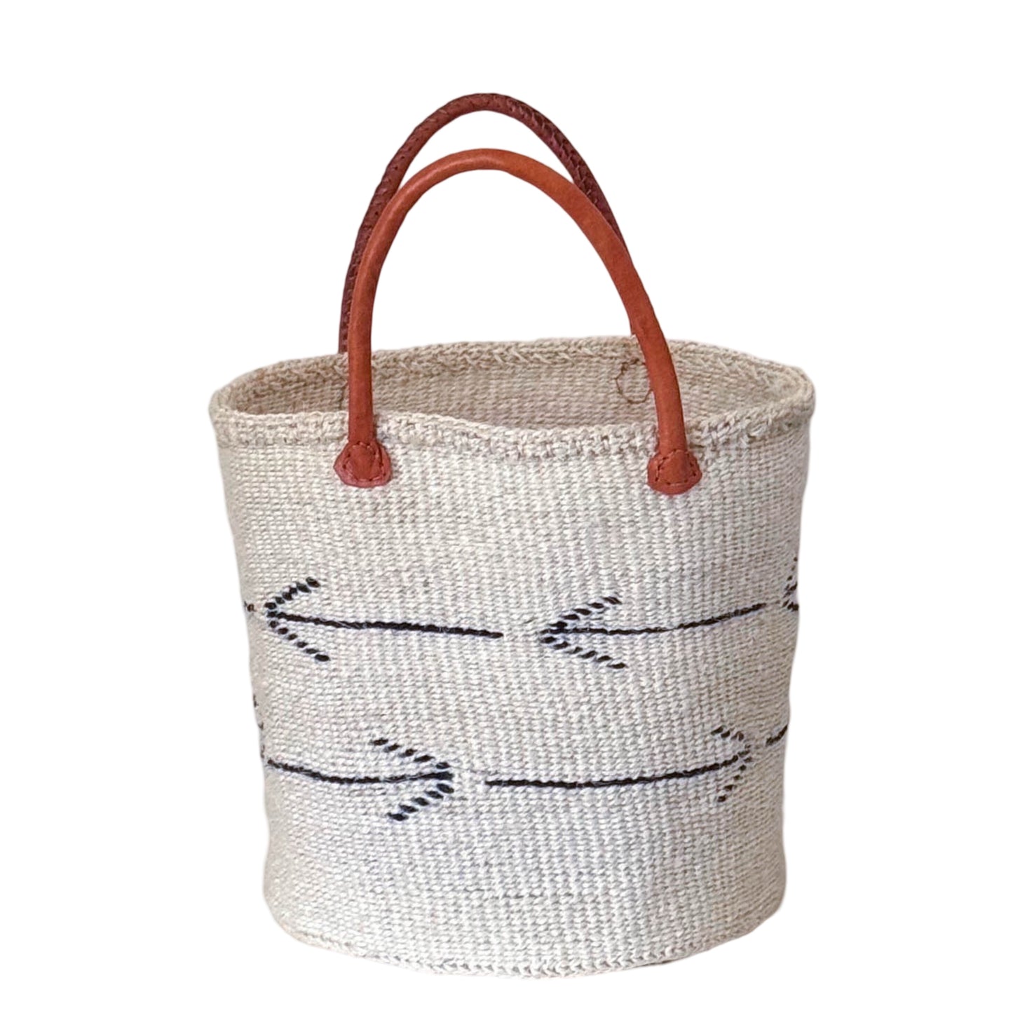 Kiondo Basket with Leather Handles - Large