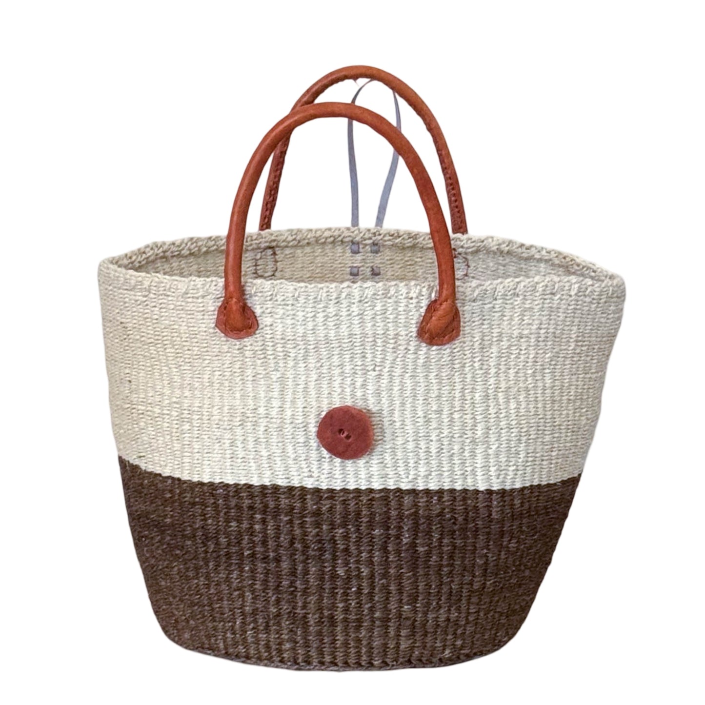 Kiondo Basket with Leather Handles - Large