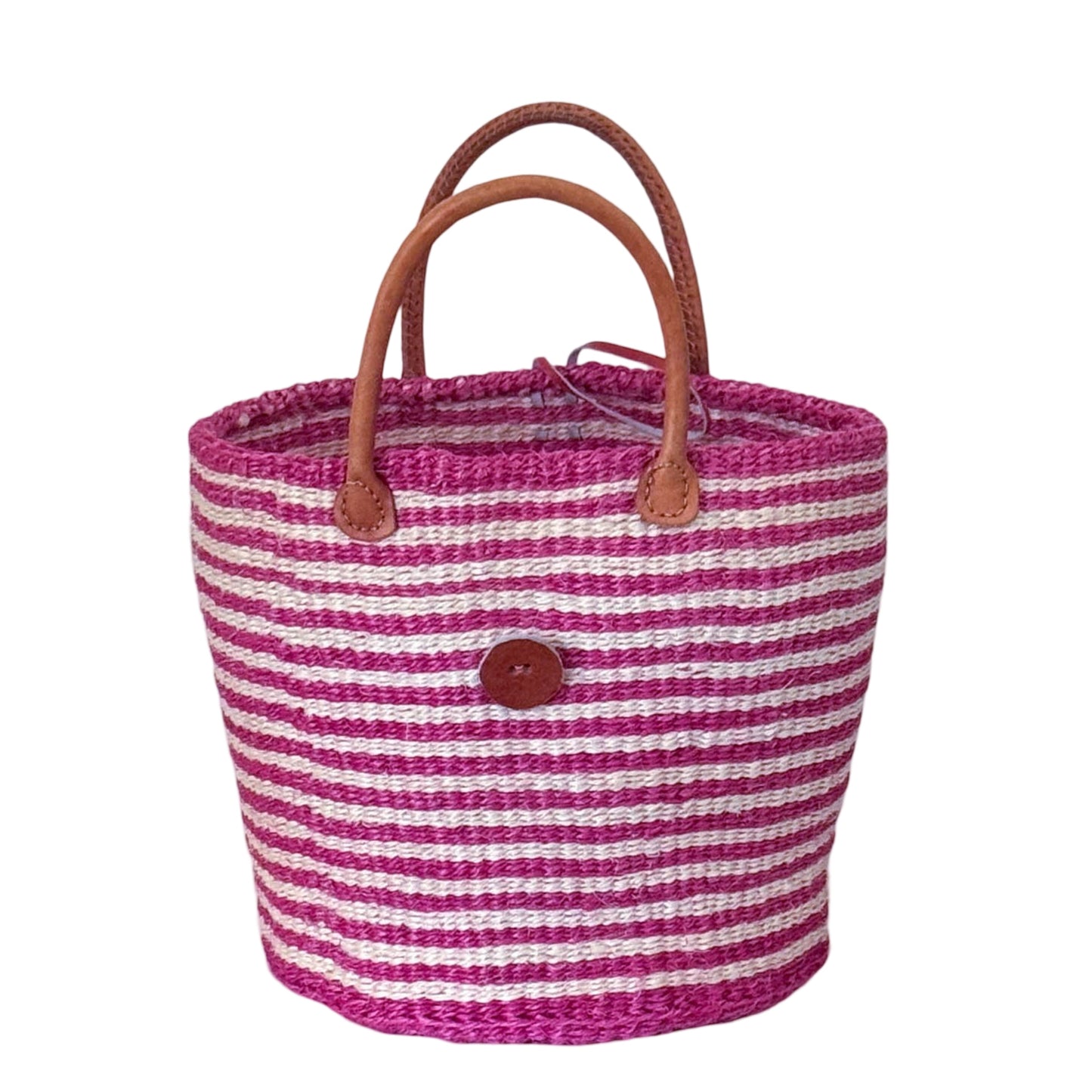 Kiondo Basket with Leather Handles - Large