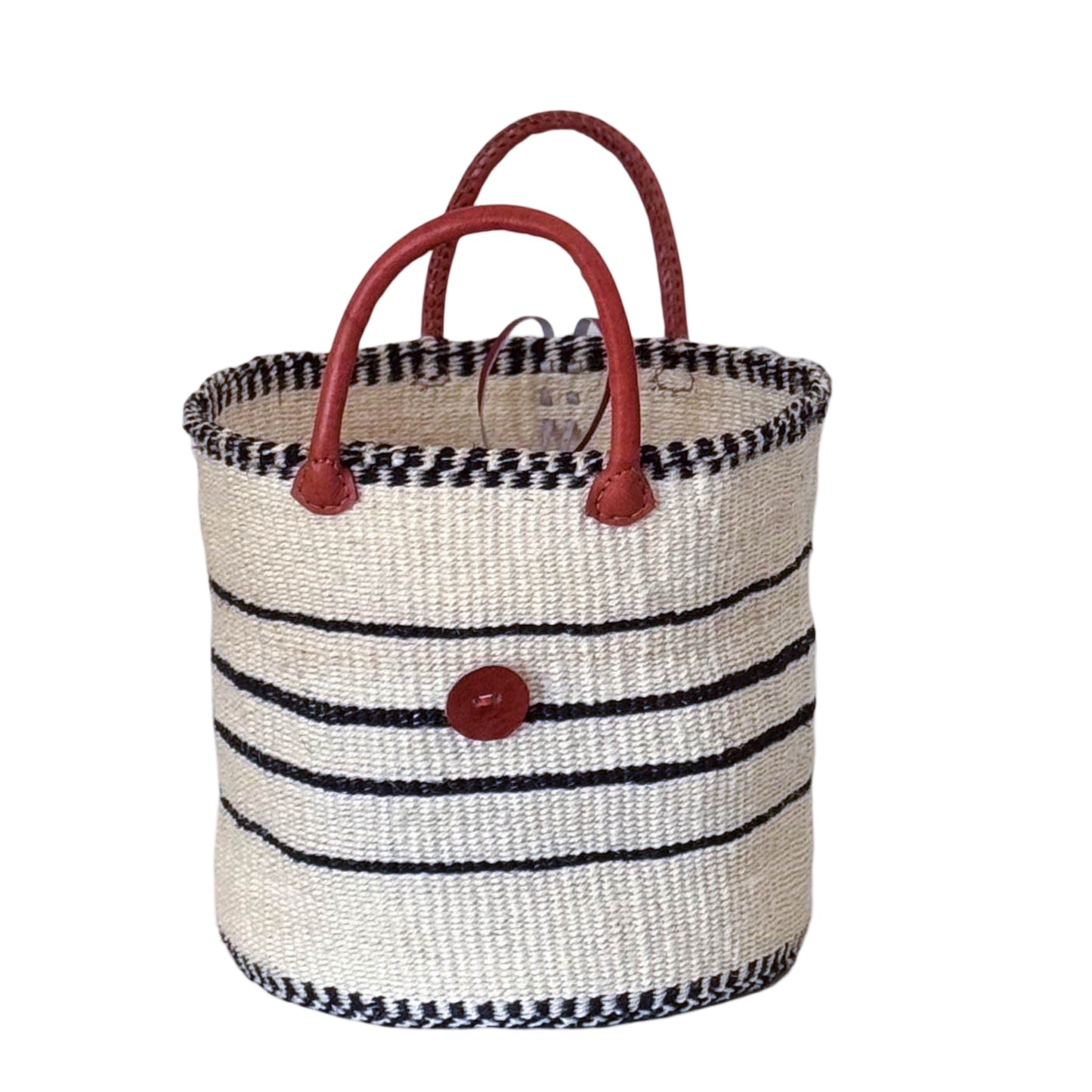 Kiondo Basket with Leather Handles - Large