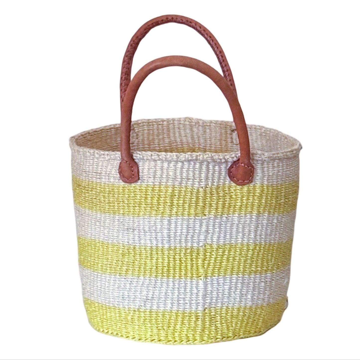 Kiondo Basket with Leather Handles - Medium