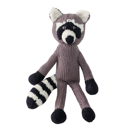 Hand Knit Organic Cotton Spider-Style Raccoon