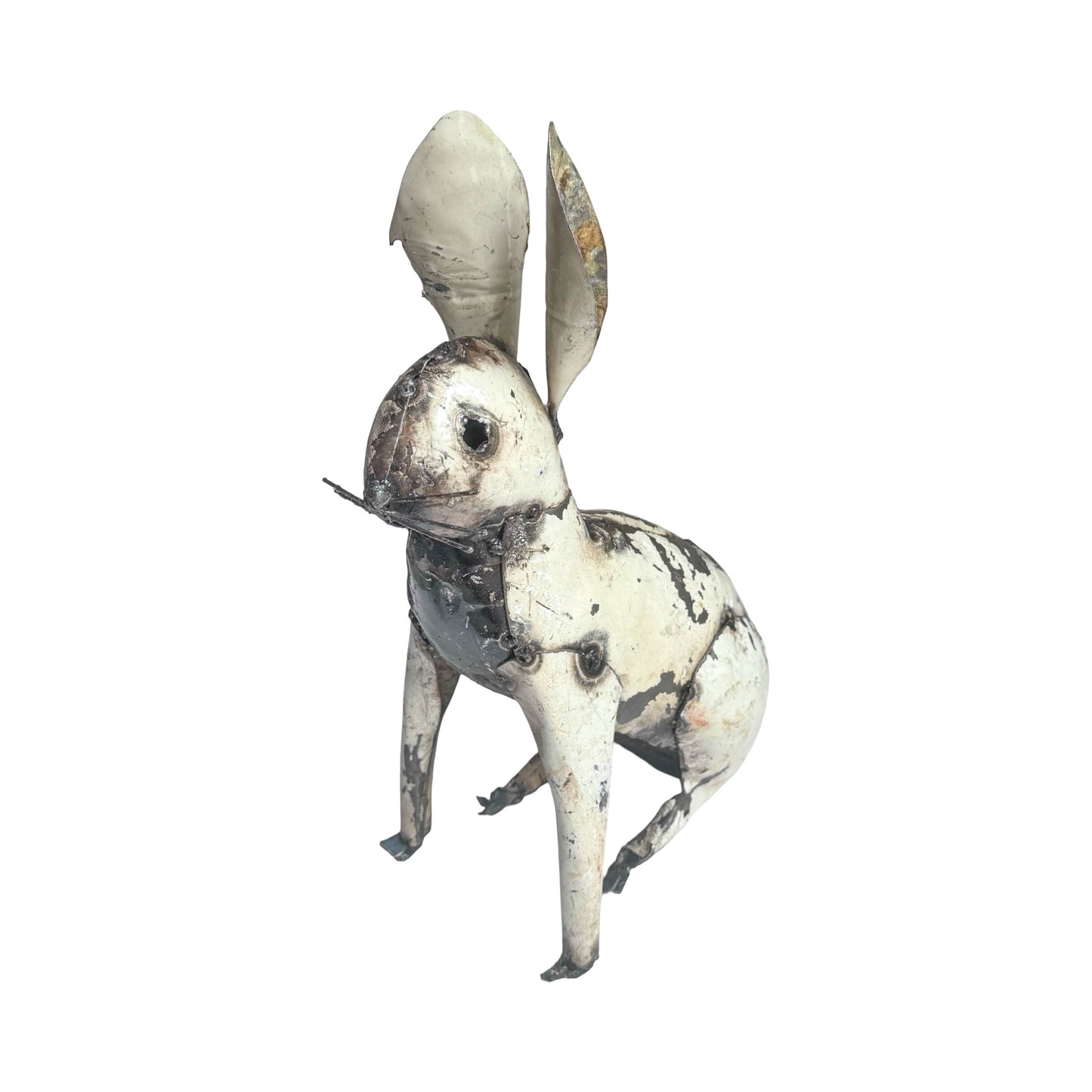 Recycled Metal Garden Sculpture - Rabbit