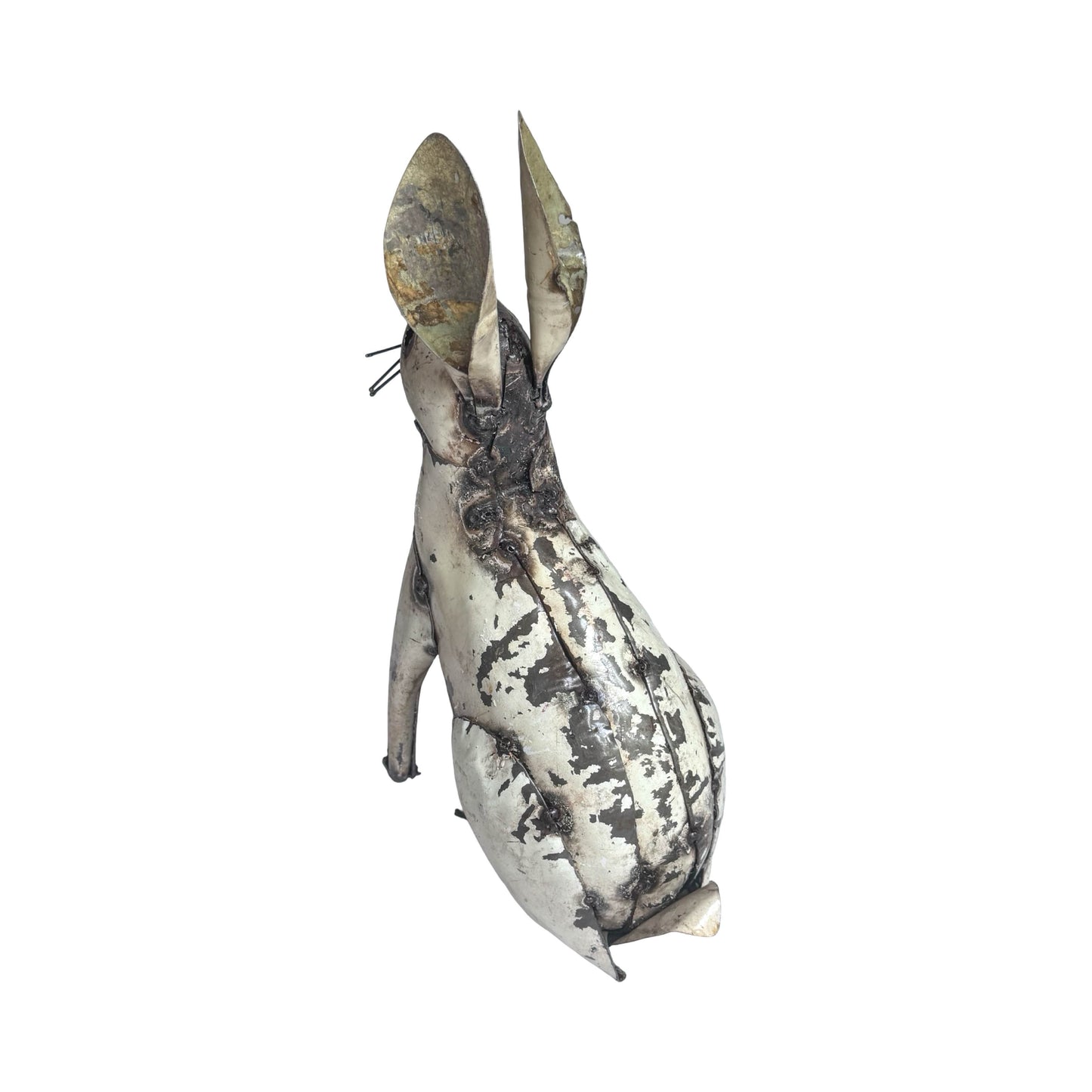 Recycled Metal Garden Sculpture - Rabbit