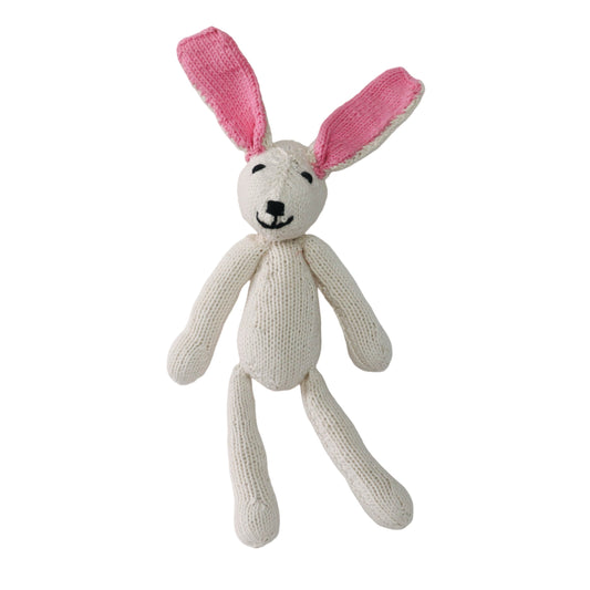 Hand Knit Organic Cotton Spider-Style Rabbit