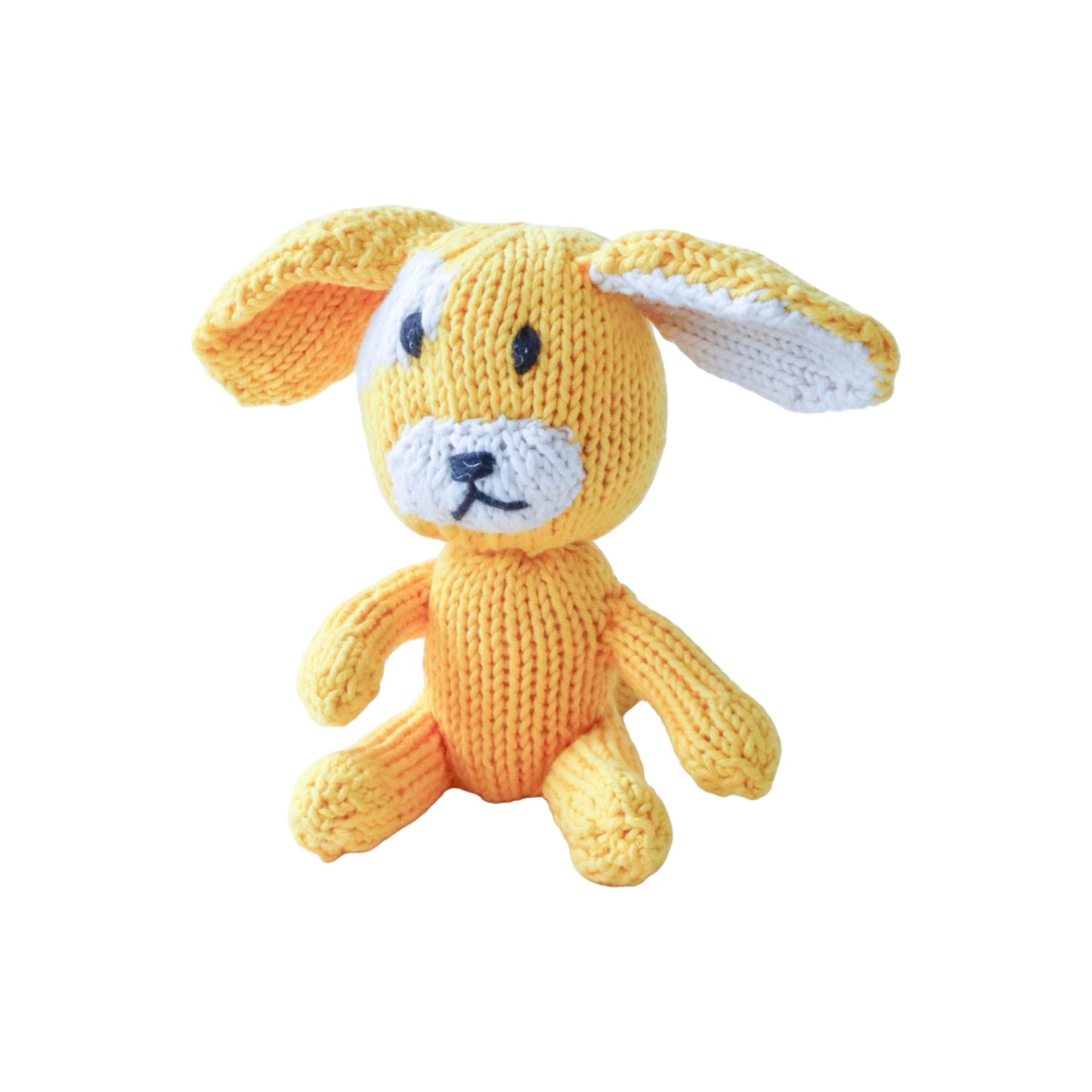 Hand Knit Organic Cotton Rascal-Style Dog