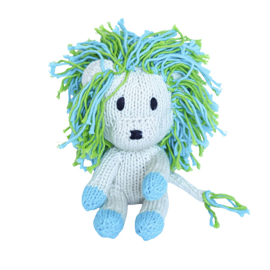 Hand Knit Organic Cotton Rascal-Style Lion