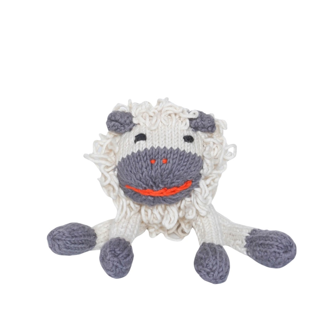 Hand Knit Organic Cotton Rascal-Style Sheep