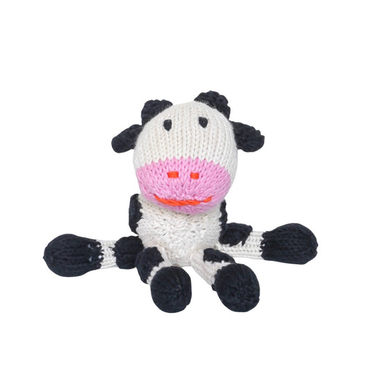 Hand Knit Organic Cotton Rascal-Style Cow