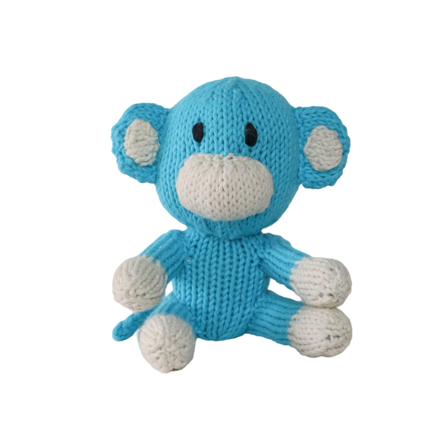 Hand Knit Organic Cotton Rascal-Style Monkey
