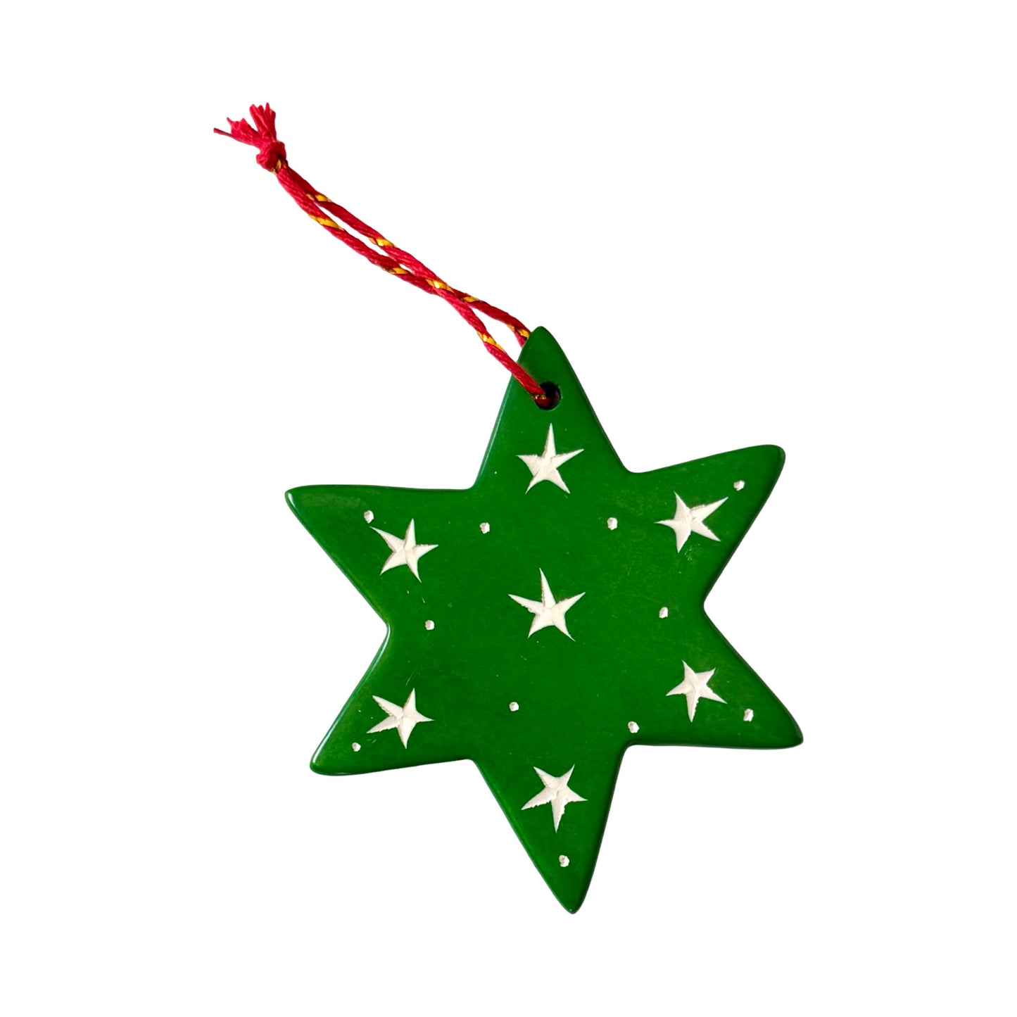 Soapstone Star Ornament