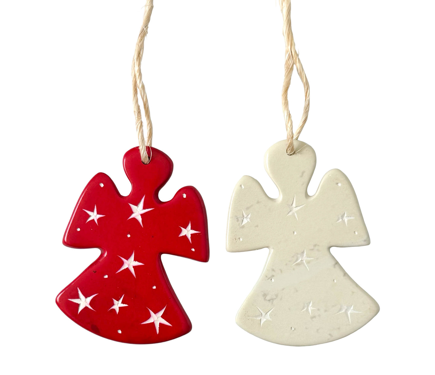 Soapstone Angel Ornament