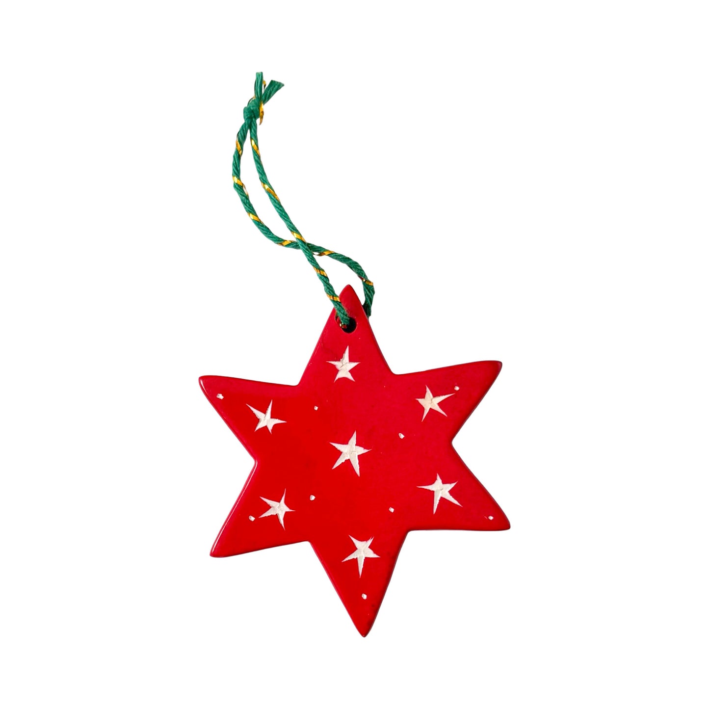 Soapstone Star Ornament