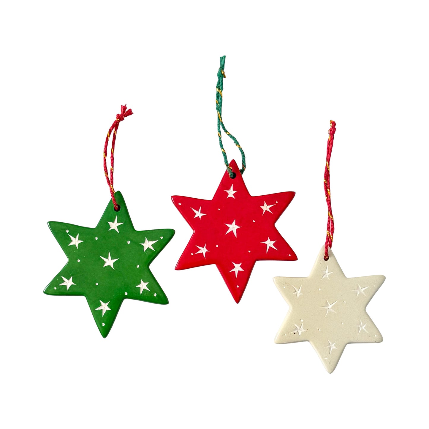 Soapstone Star Ornament