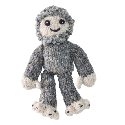 Hand Knit Homespun Wool Spider-Style Sasquatch