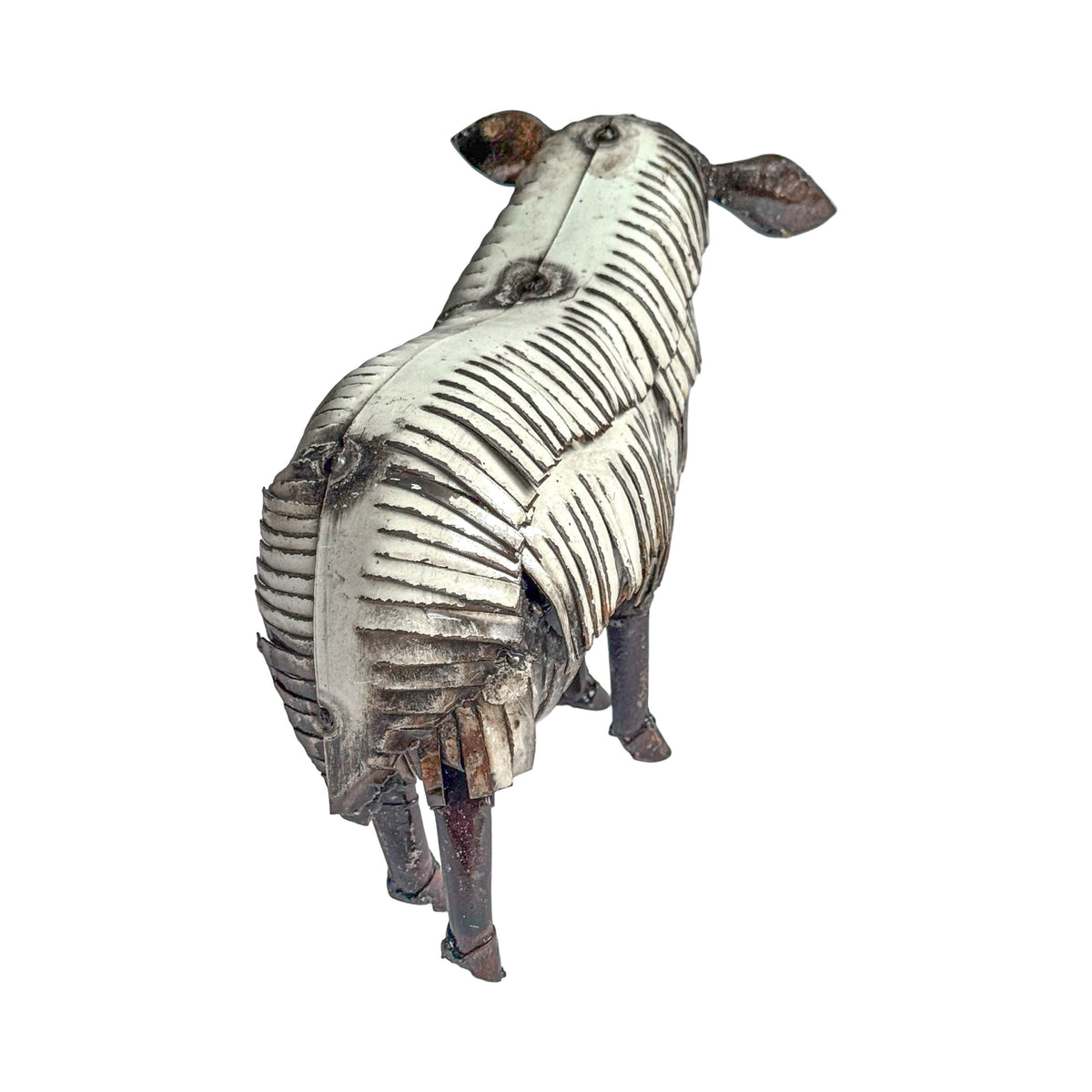Recycled Metal Garden Sculpture - Sheep