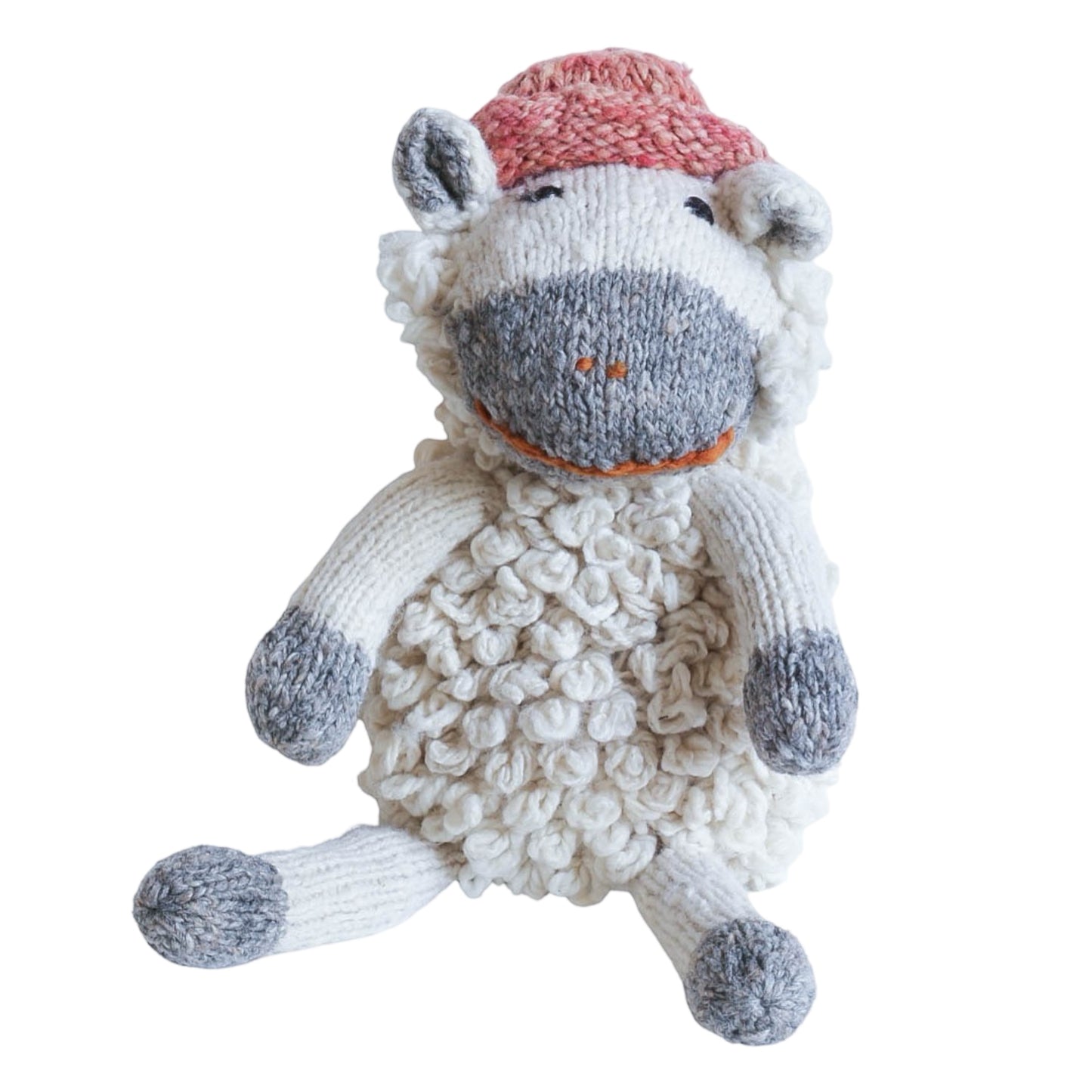 Hand Knit Homespun Wool Shamba-style Sheep
