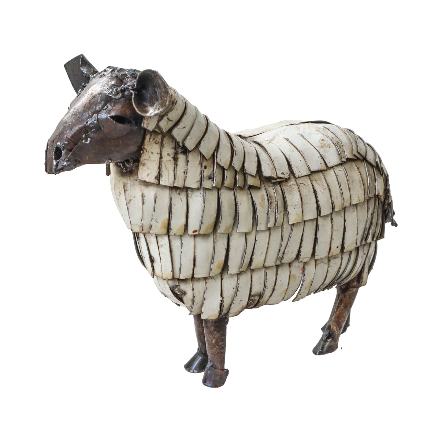 Recycled Metal Garden Sculpture - Sheep
