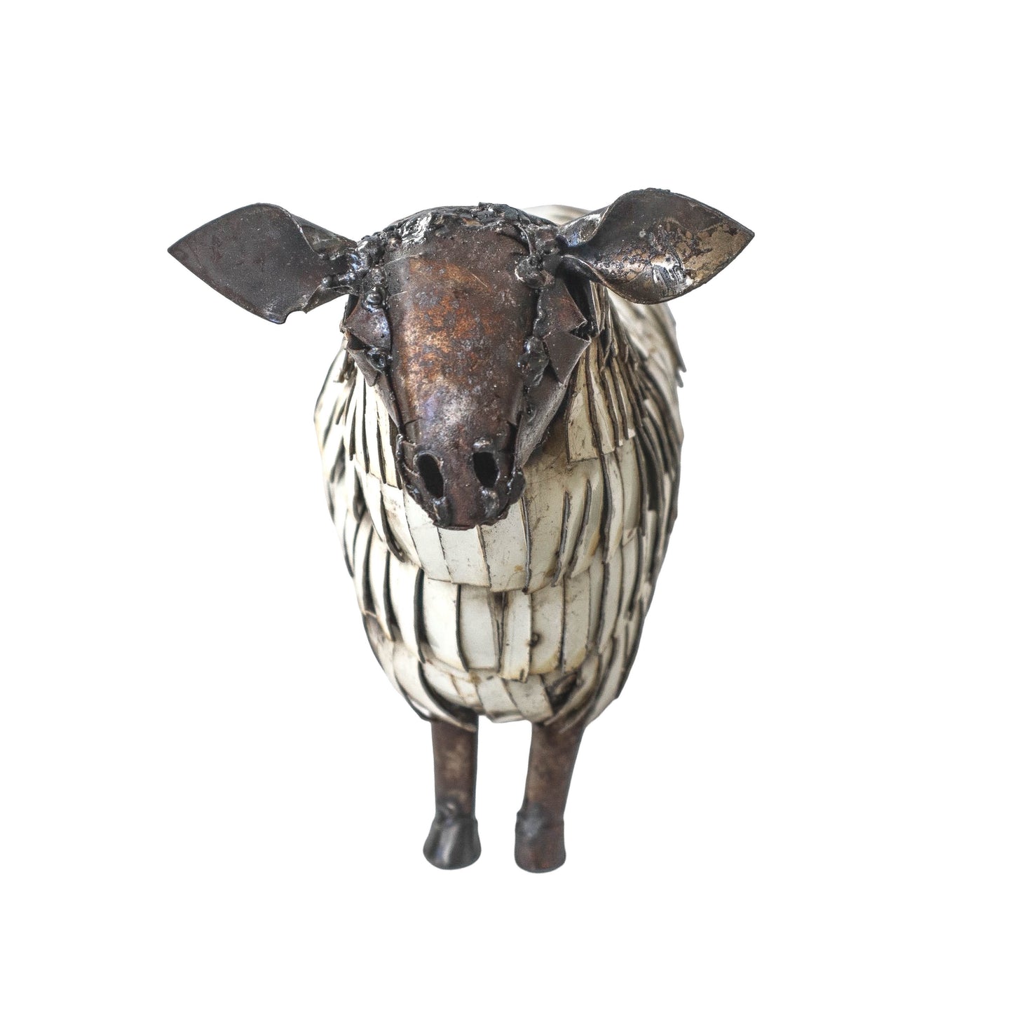 Recycled Metal Garden Sculpture - Sheep