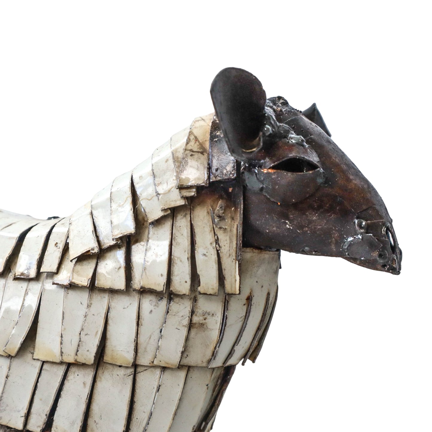 Recycled Metal Garden Sculpture - Sheep