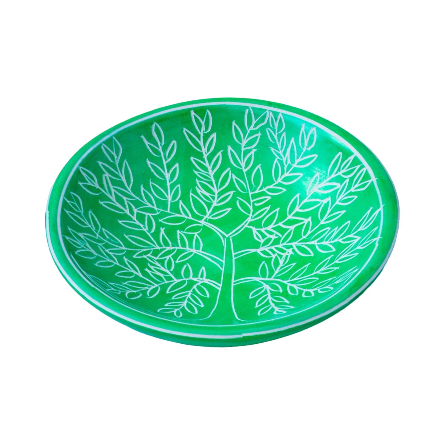 Soapstone Trinket Dish with Etching