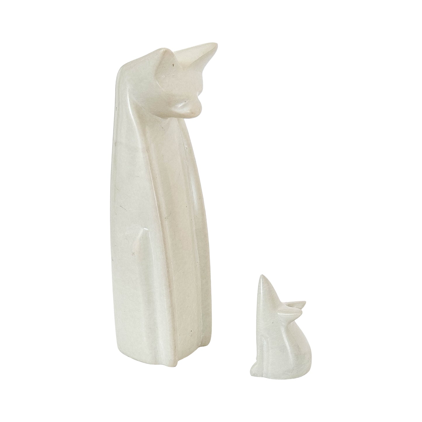 Soapstone Cat & Mouse