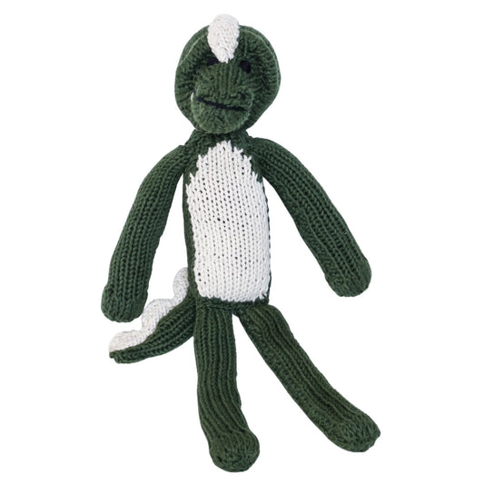 Hand Knit Organic Cotton Spider-Style Crocodile