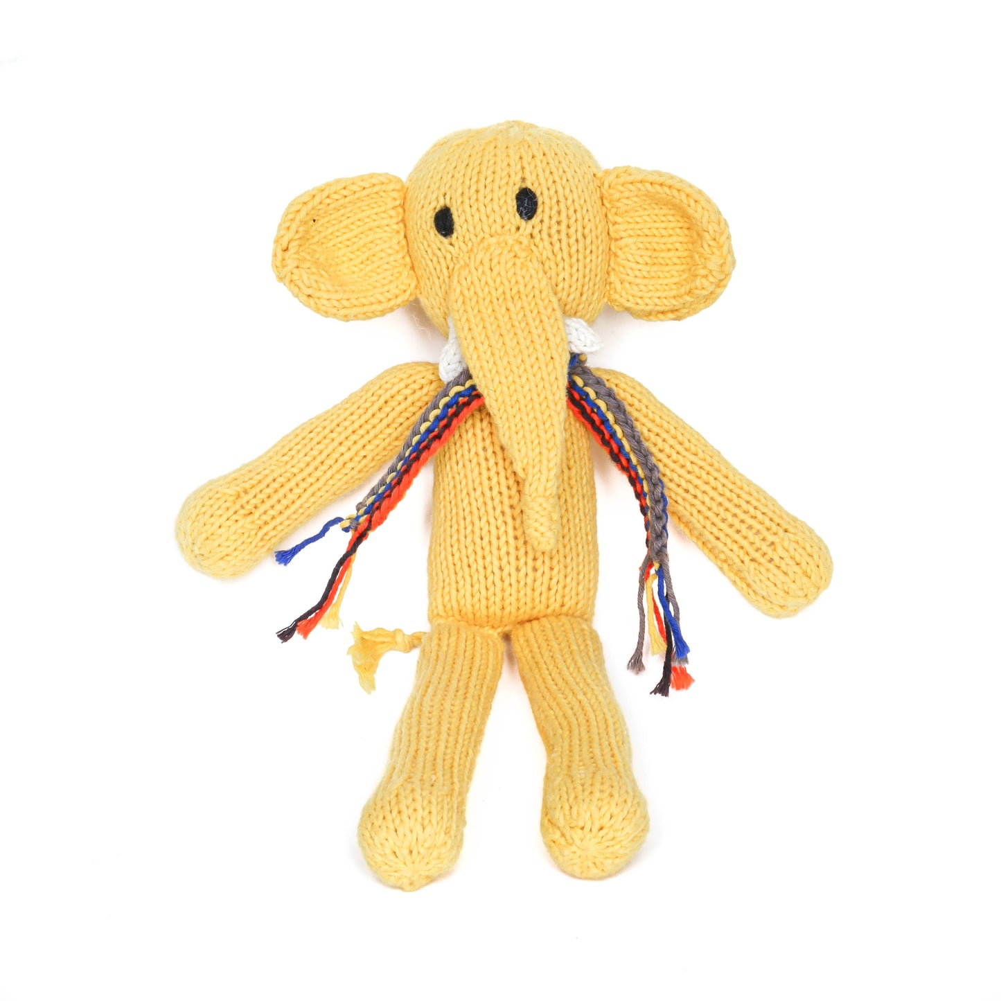 Hand Knit Organic Cotton Spider-Style Elephant