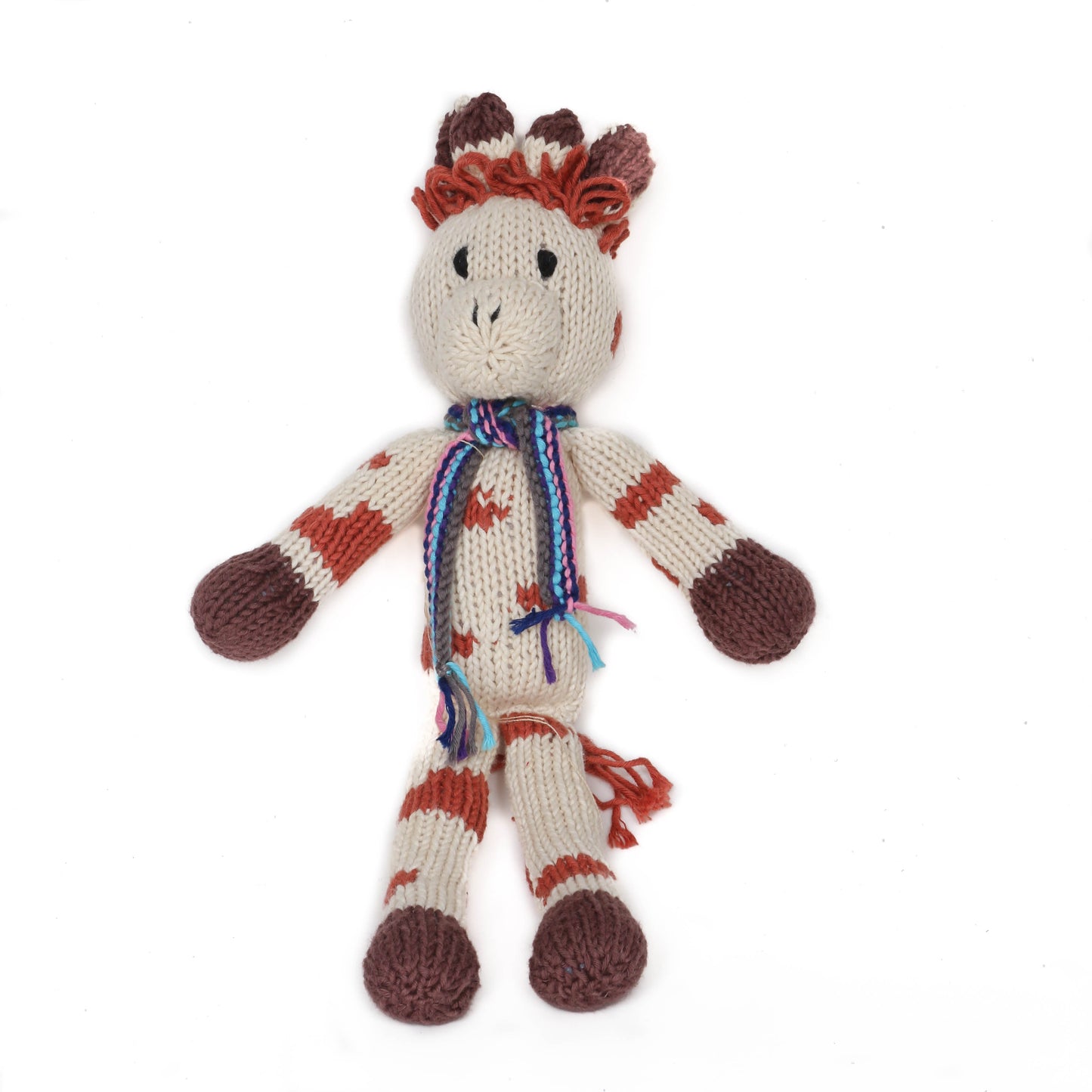 Hand Knit Organic Cotton Spider-Style Giraffe