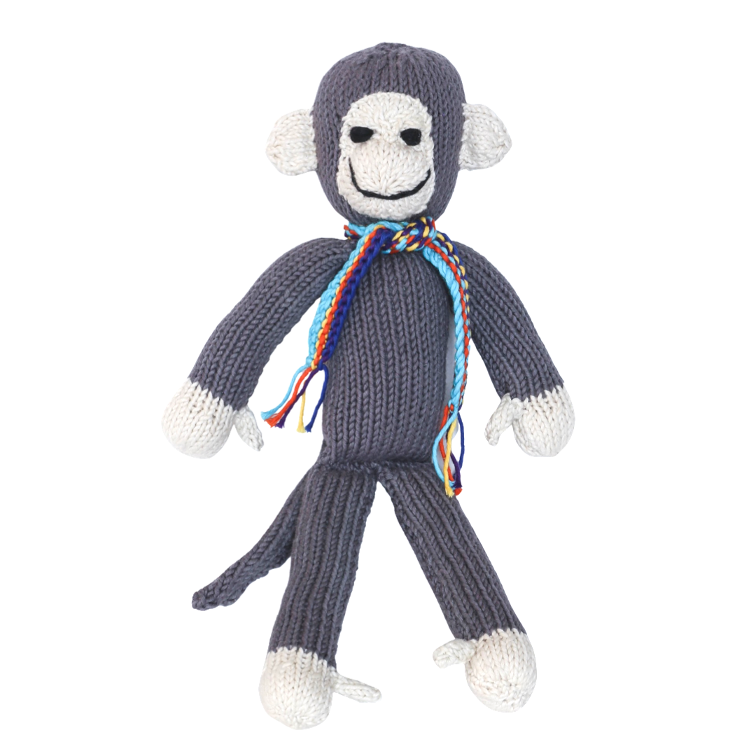 Hand Knit Organic Cotton Spider-Style Monkey