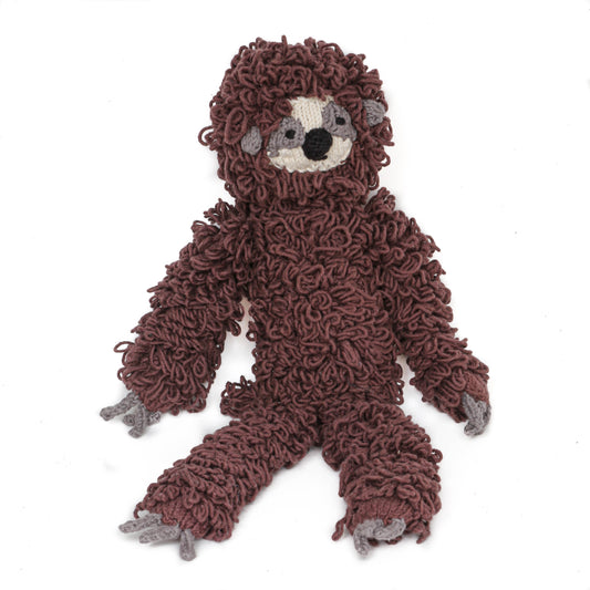 Hand Knit Organic Cotton Sloth