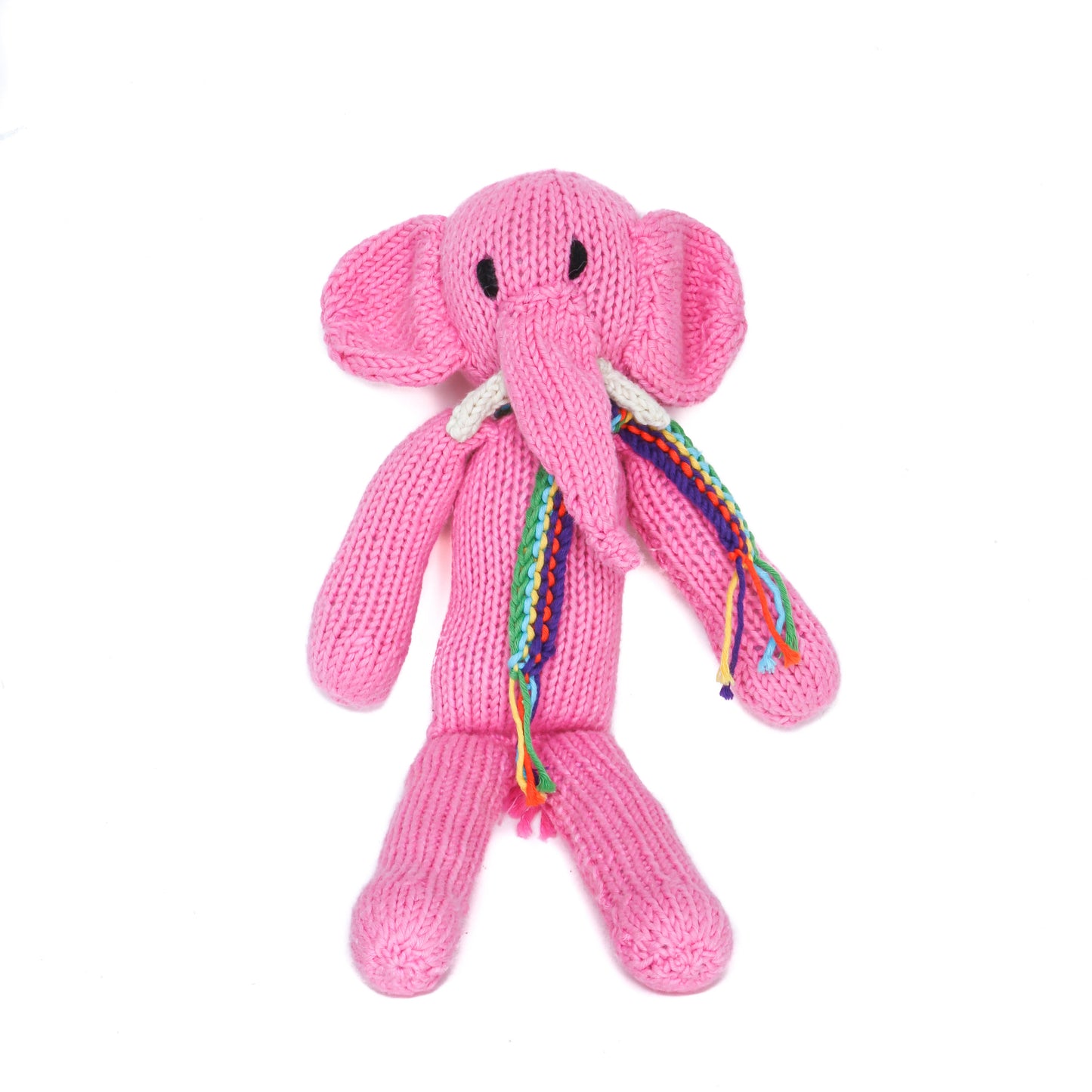 Hand Knit Organic Cotton Spider-Style Elephant