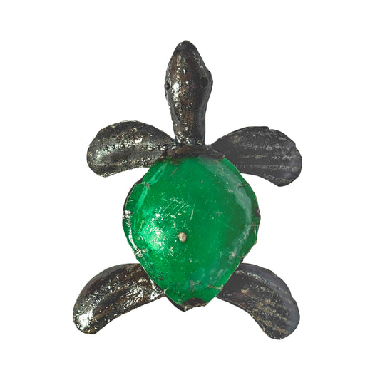 Recycled Metal Garden Sculpture - Turtle