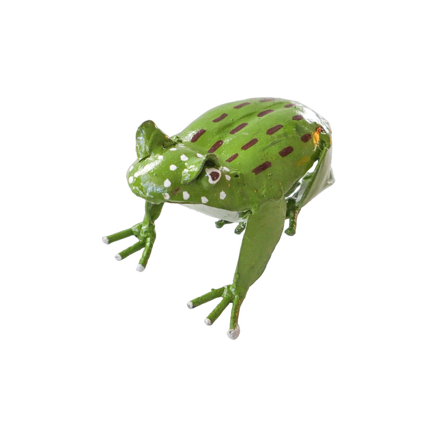 Recycled Metal Garden Sculpture - Frog